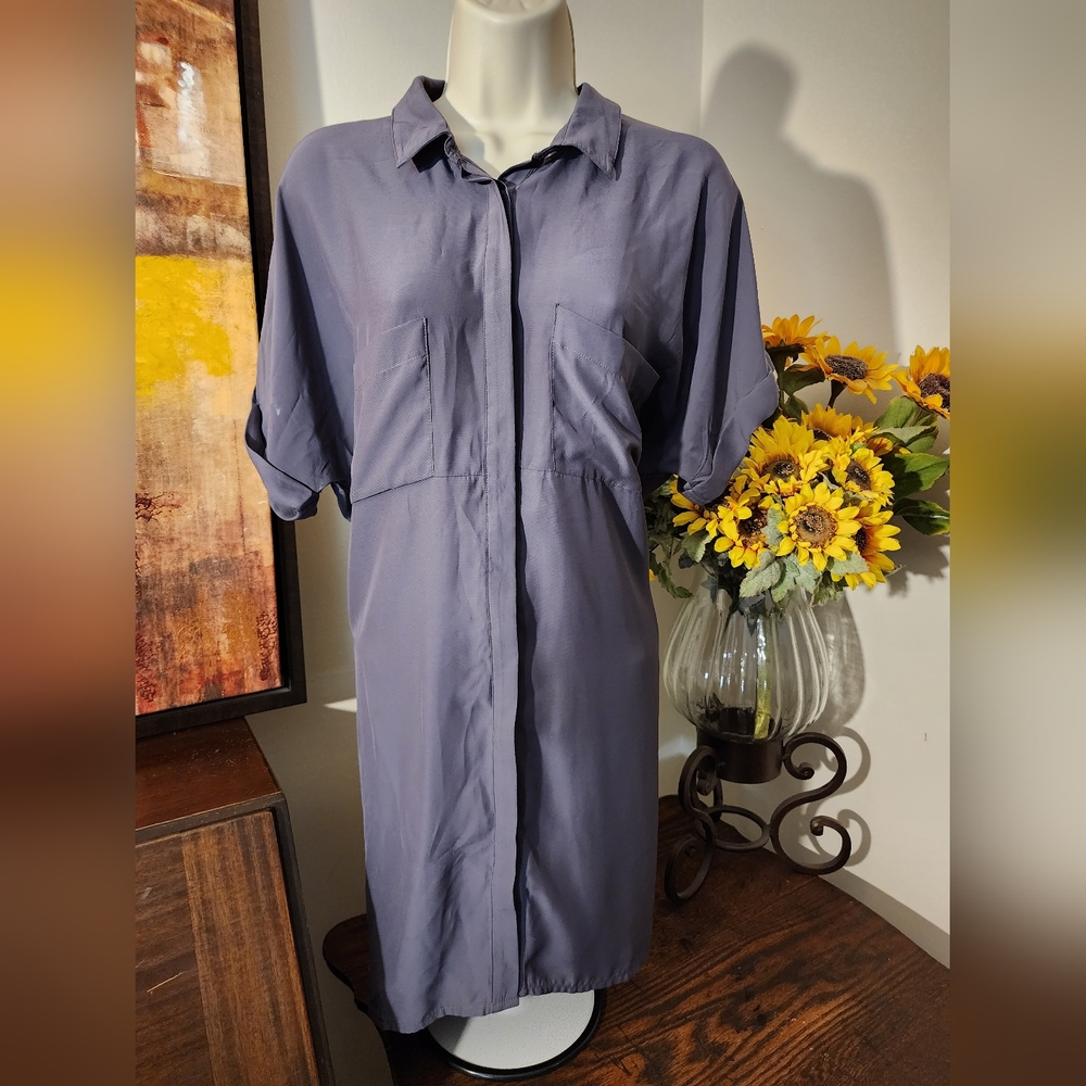 Silence+Noise Oversized Button Tunic